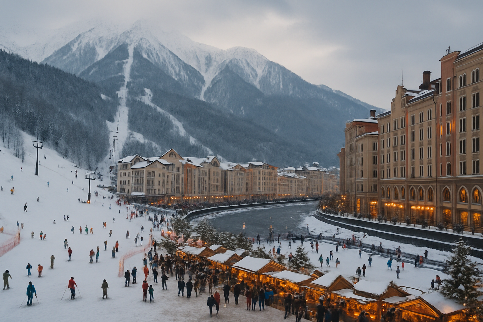 Лучшие города для зимнего отдыха